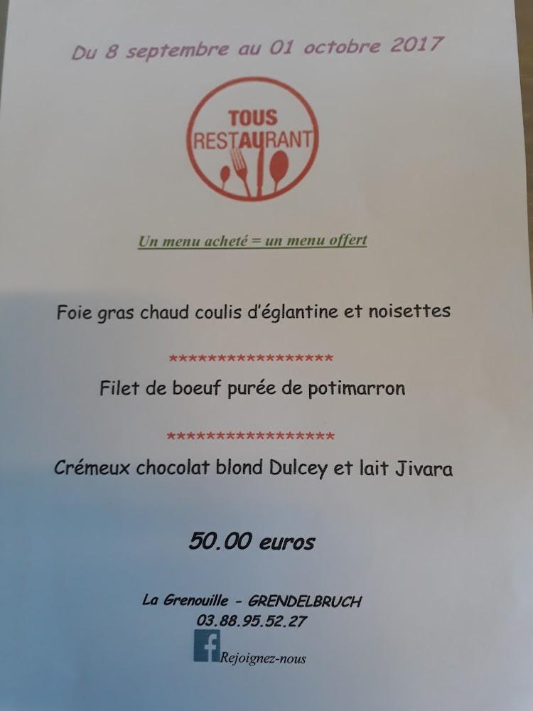 La Grenouille - Menu Image 4